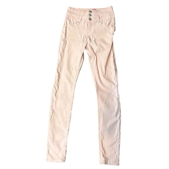 (6 for $25) Wishful Park Triple Button High Rise Skinny Pants size 9 - Picture 2 of 4